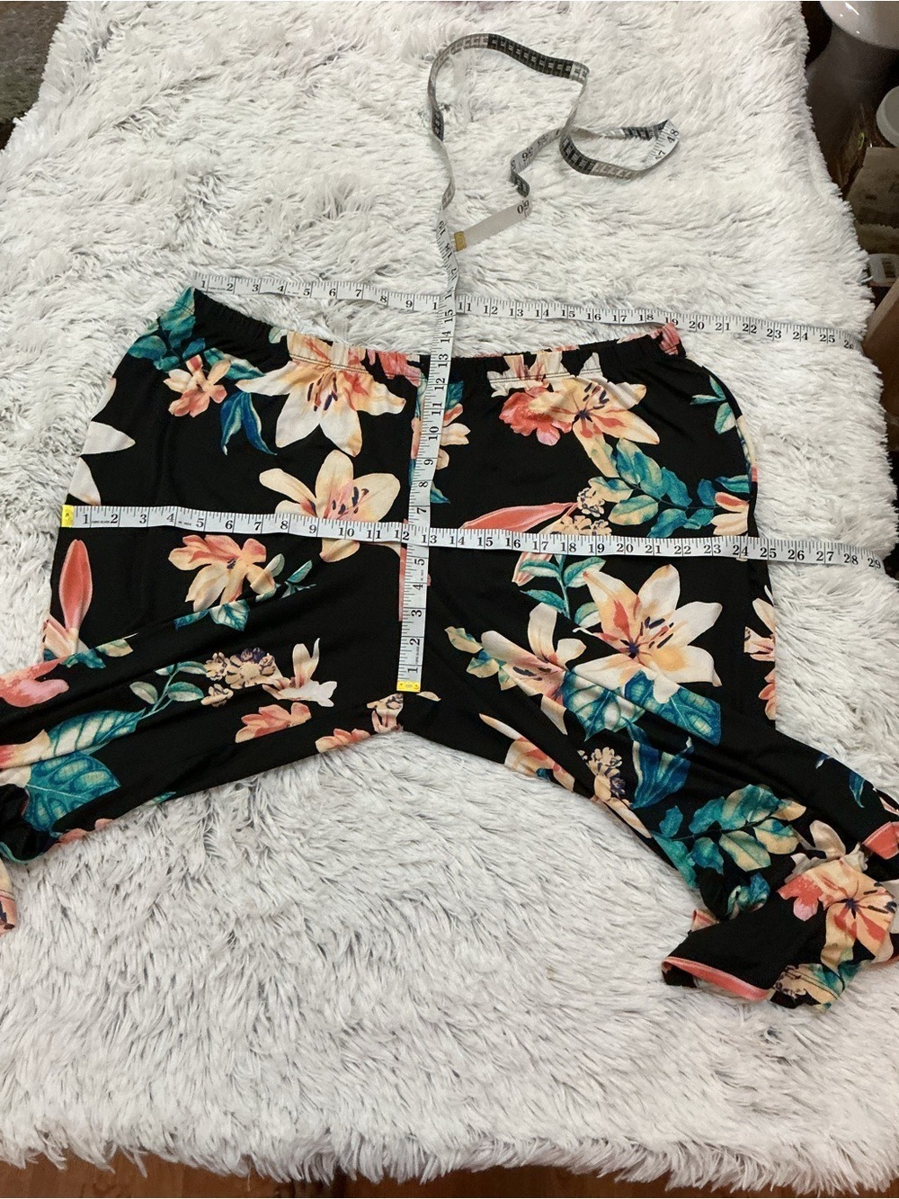 Lilac + London Coral Floral Pajama Lounge Set Size 1X NWT - Picture 12 of 14